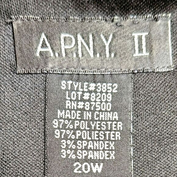 A. P. N. Y NEW Plus Size Sheer Floral Tie Neck Halter Tea Length Dress Size 20W - Picture 8 of 11